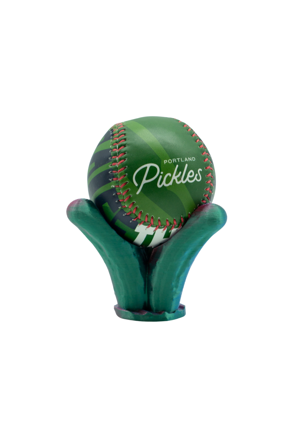 Green Raise the Chairs Funky Baseball