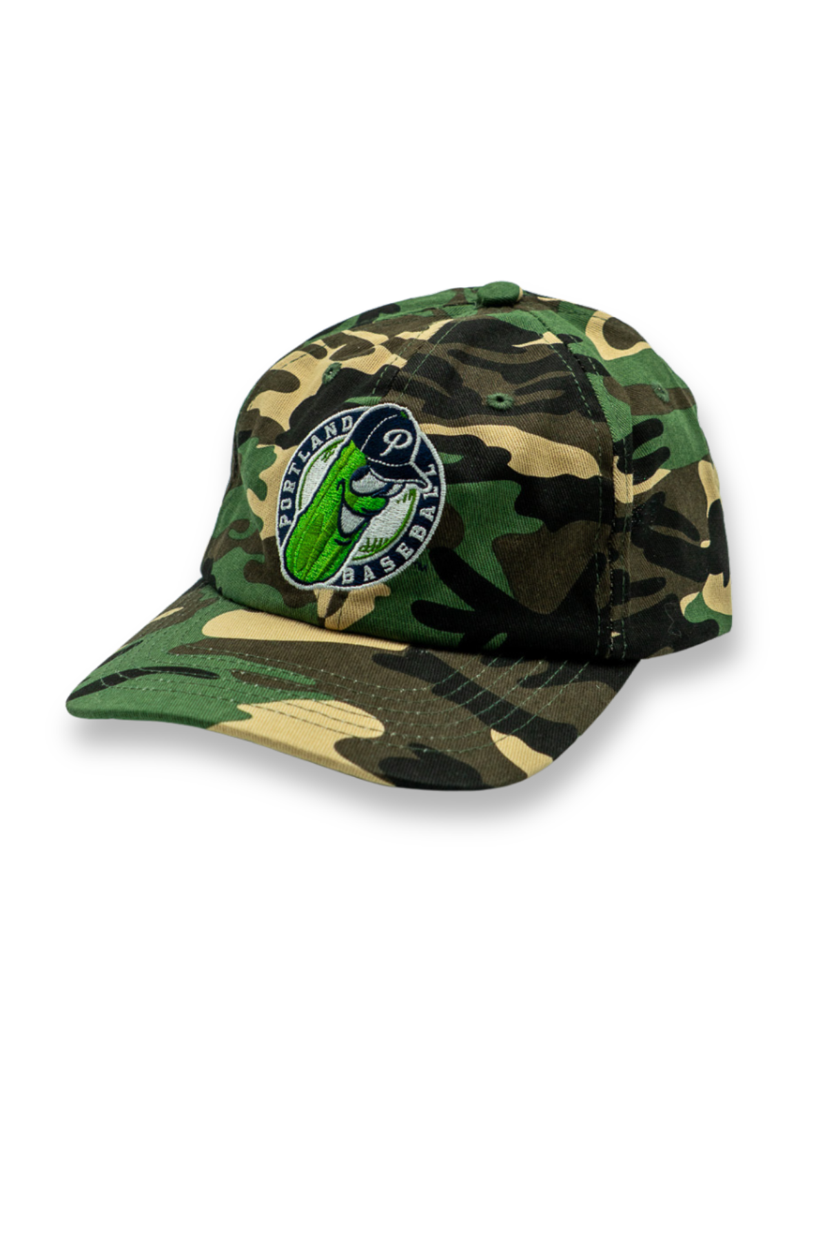 Official League Portland Pickles Camo Dad Hat