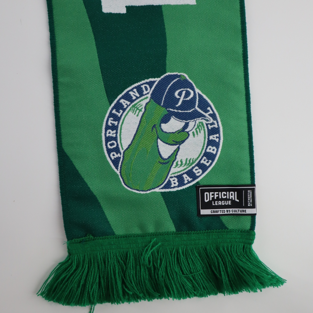 Official League Portland Pickles x Portland Bangers Collab Scarf