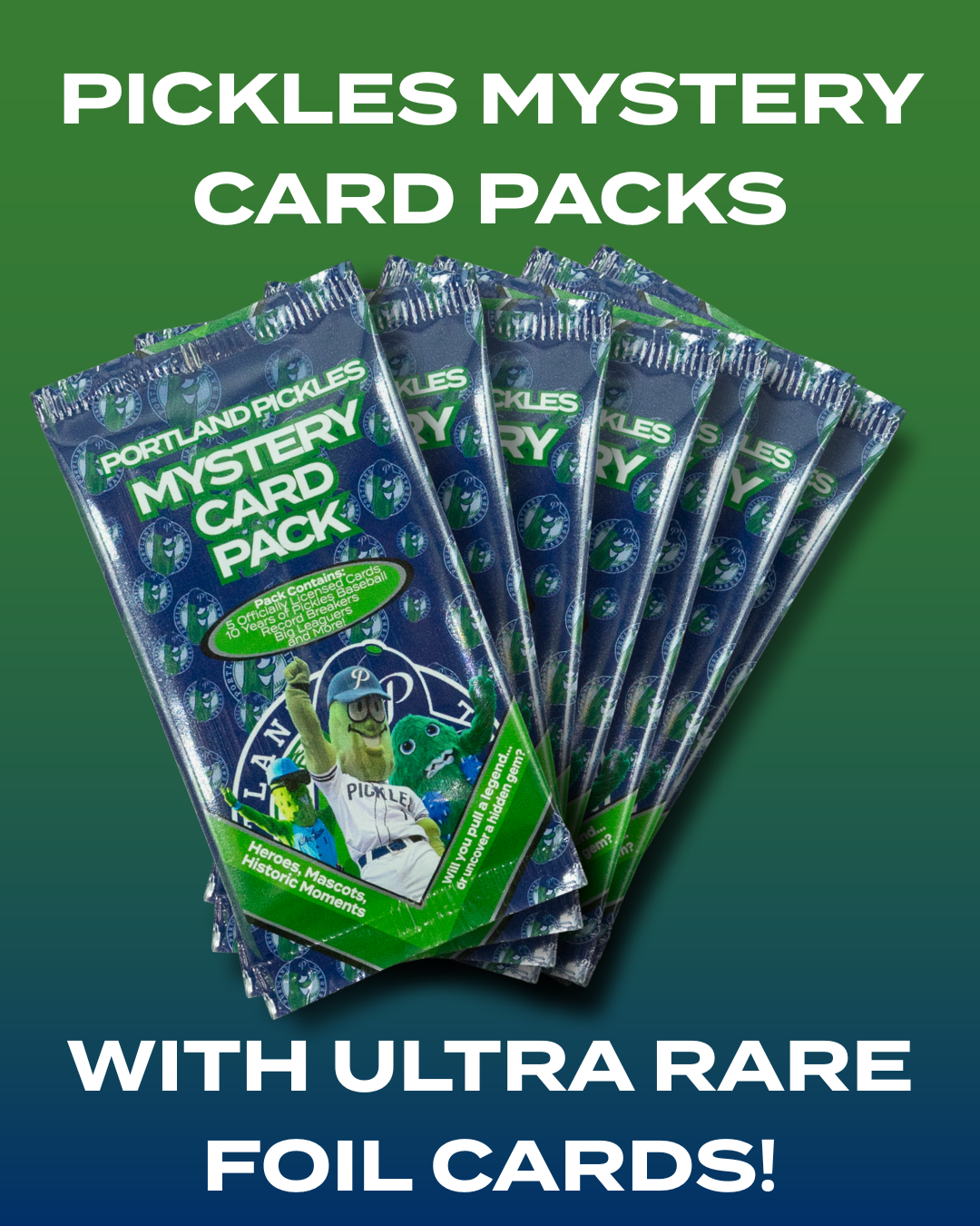 Portland Pickles Mystery Baseball Card Pack
