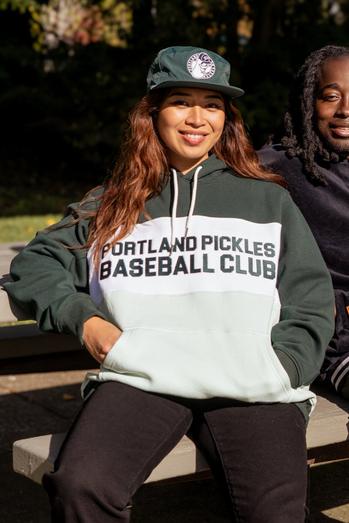 Official League x Portland Pickles Triple Play Color Block Hoodie