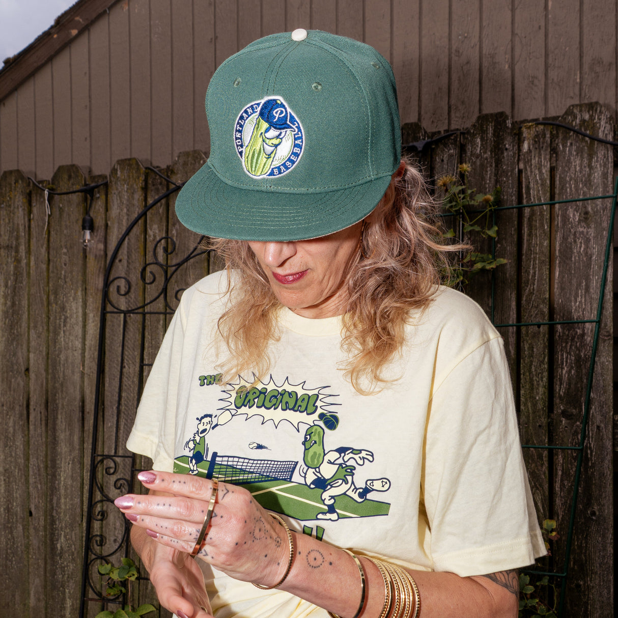 Official League x Portland Pickles PDX Fitted Hat