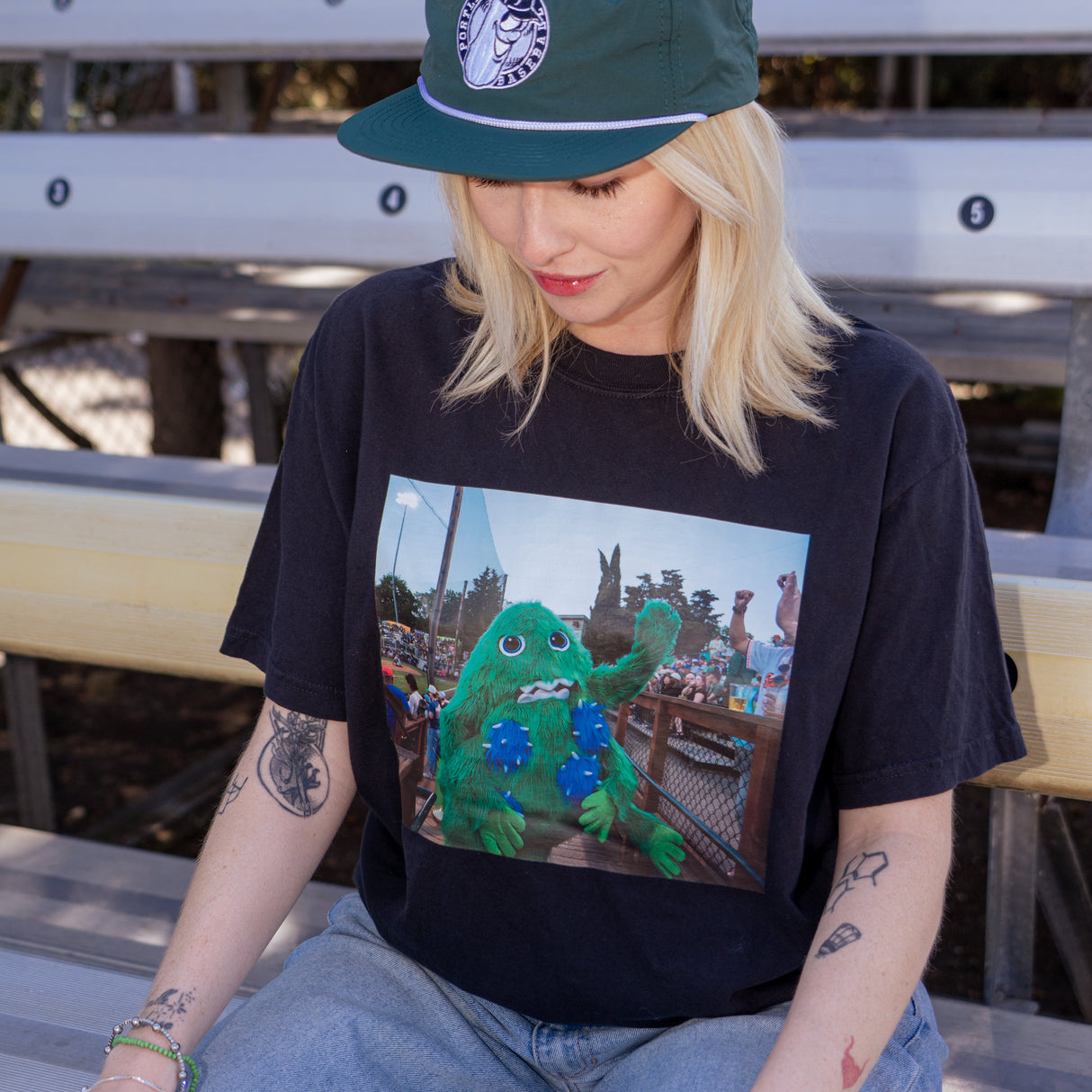Official League x Portland Pickles 'The Good Germ' Black T-shirt