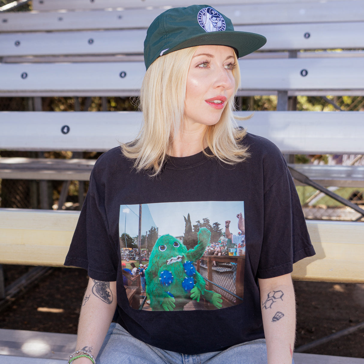 Official League x Portland Pickles 'The Good Germ' Black T-shirt