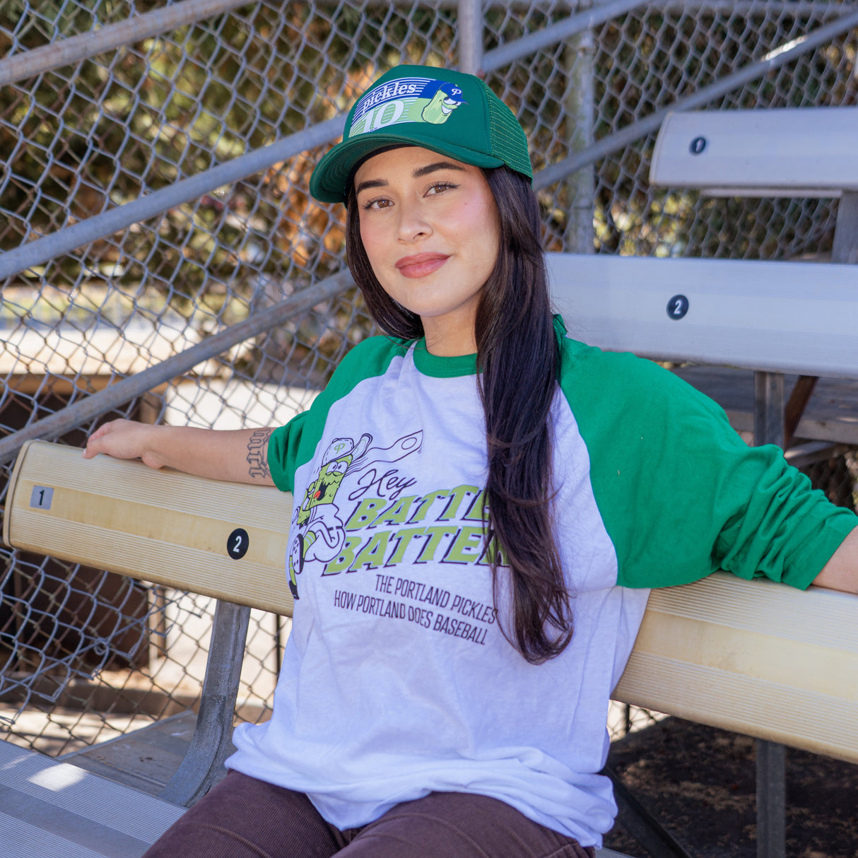 Official League x Portland Pickles 10th Anniversary Spite Trucker