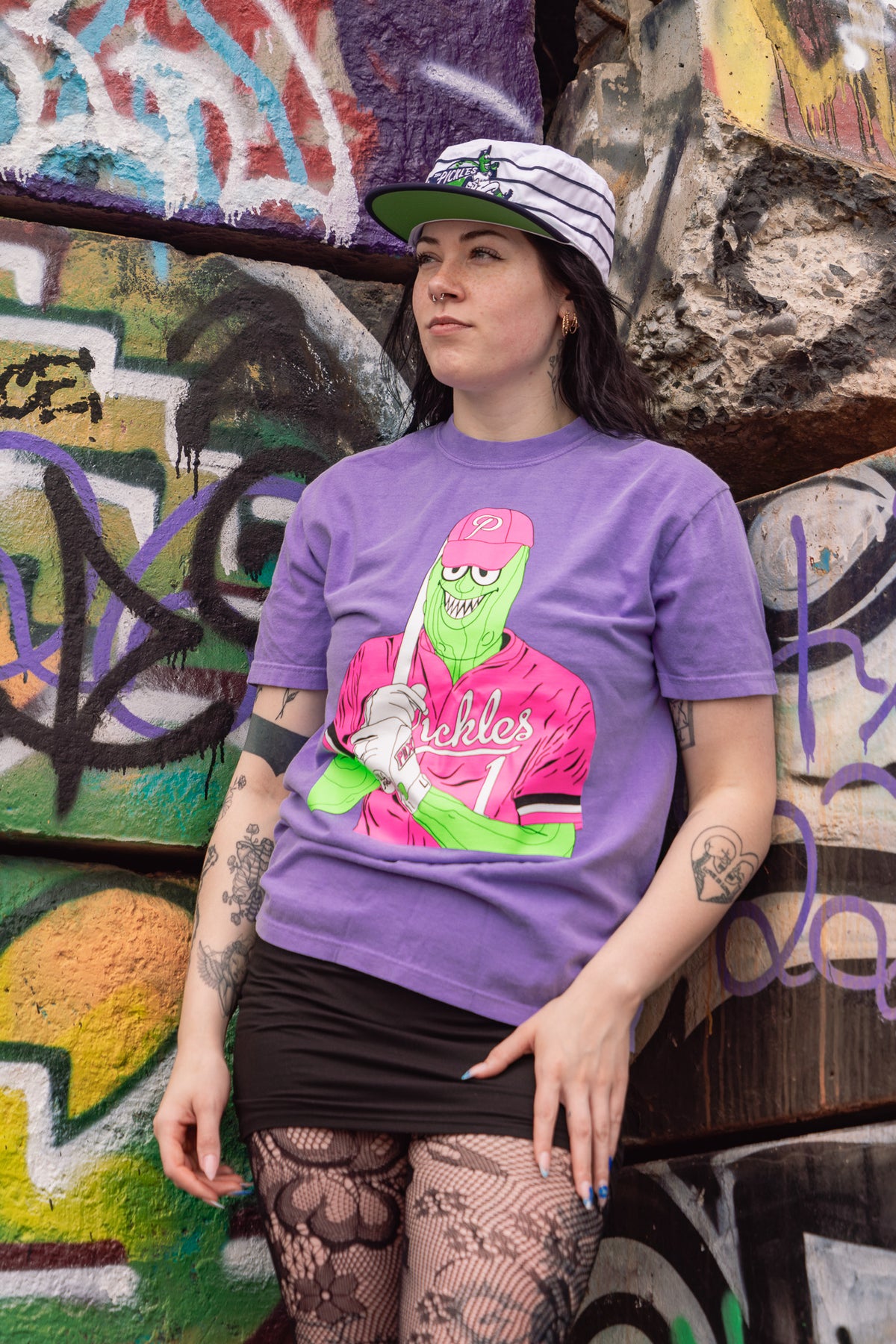 Artist Series Tee - Neon Black Tiger