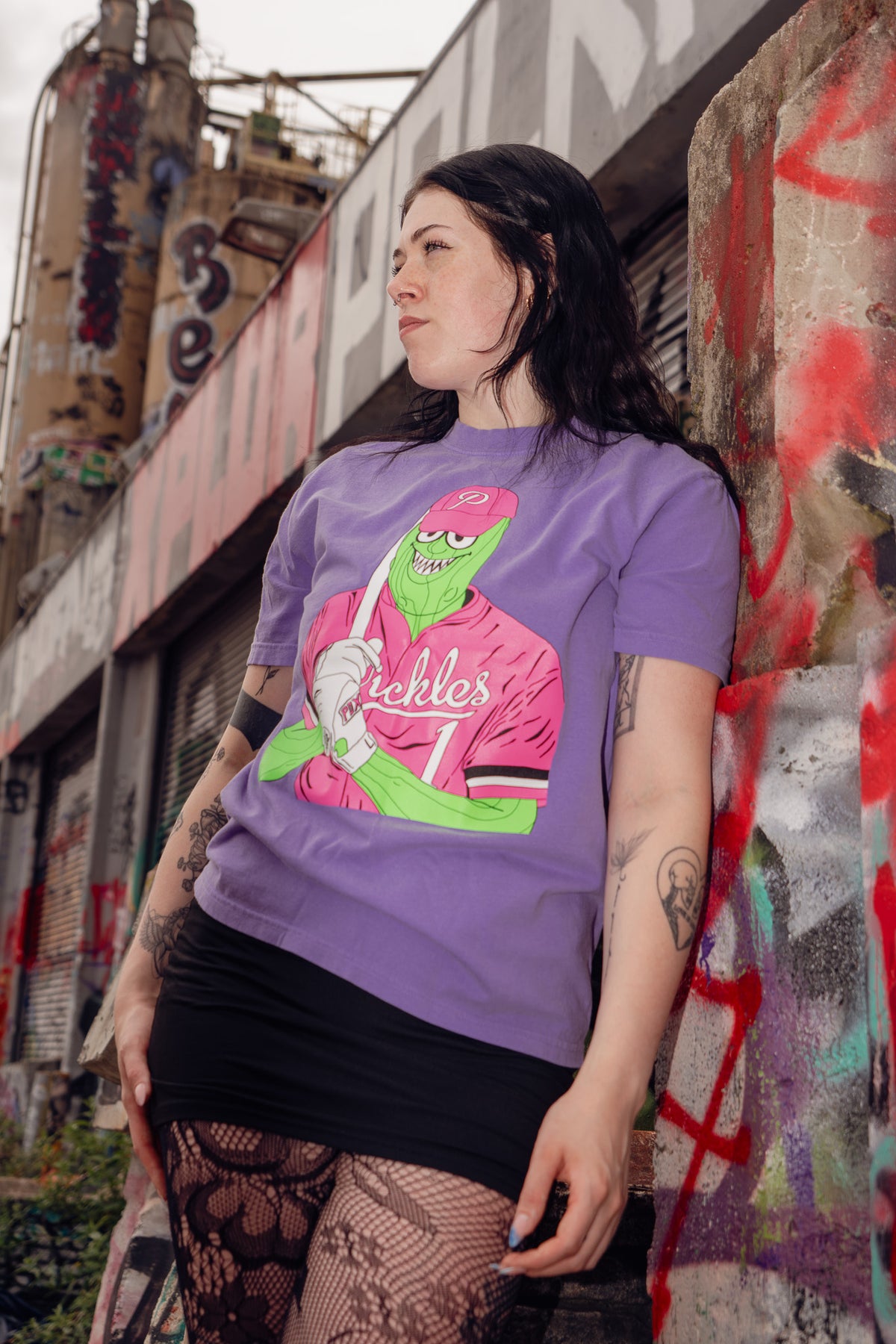 Artist Series Tee - Neon Black Tiger