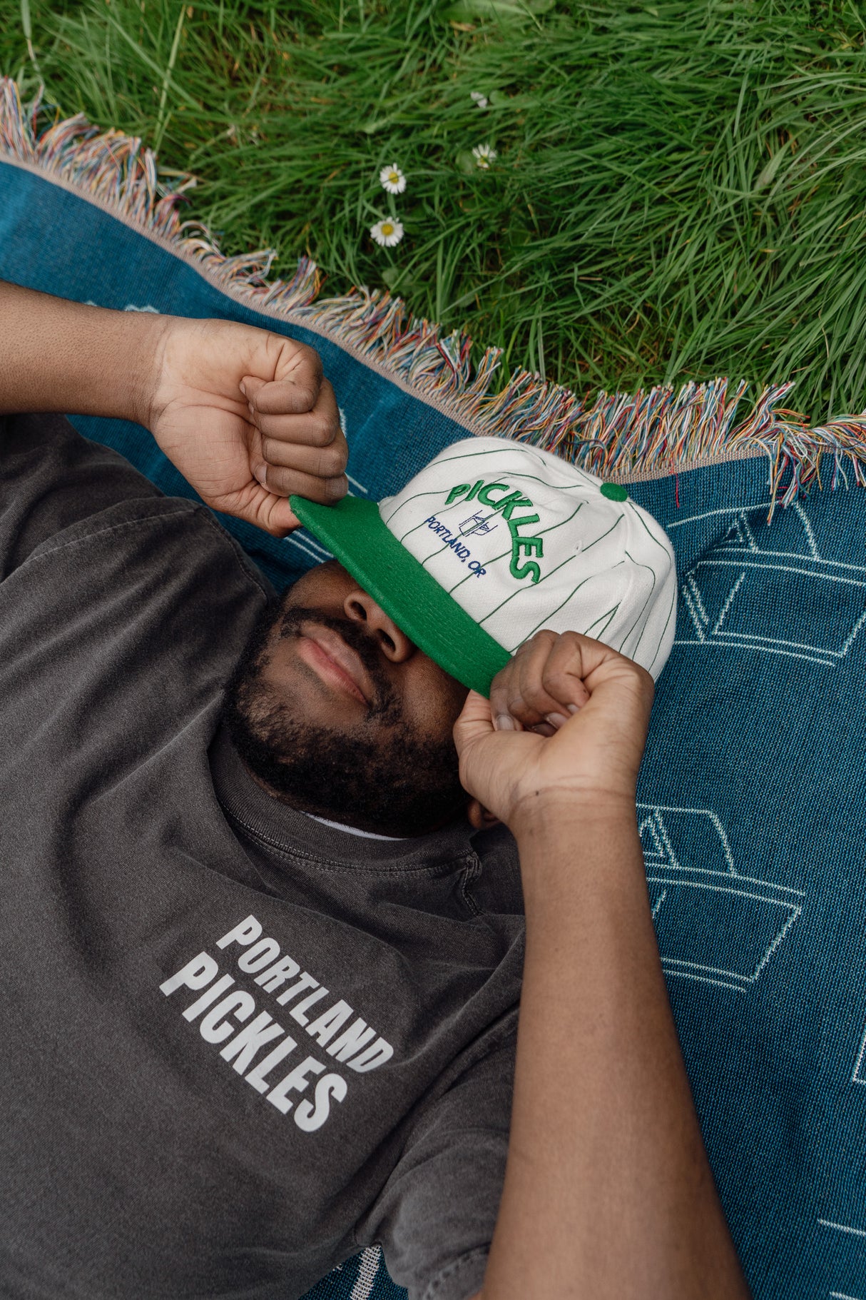 Official League x Portland Pickles Pinstripe Wool Hat