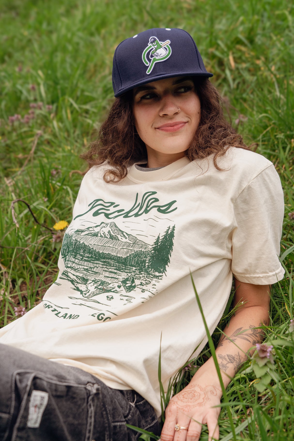 Pickles Postcard Box Tee - Ivory