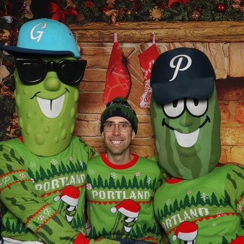 Portland Pickles Ugly Holiday Sweaters