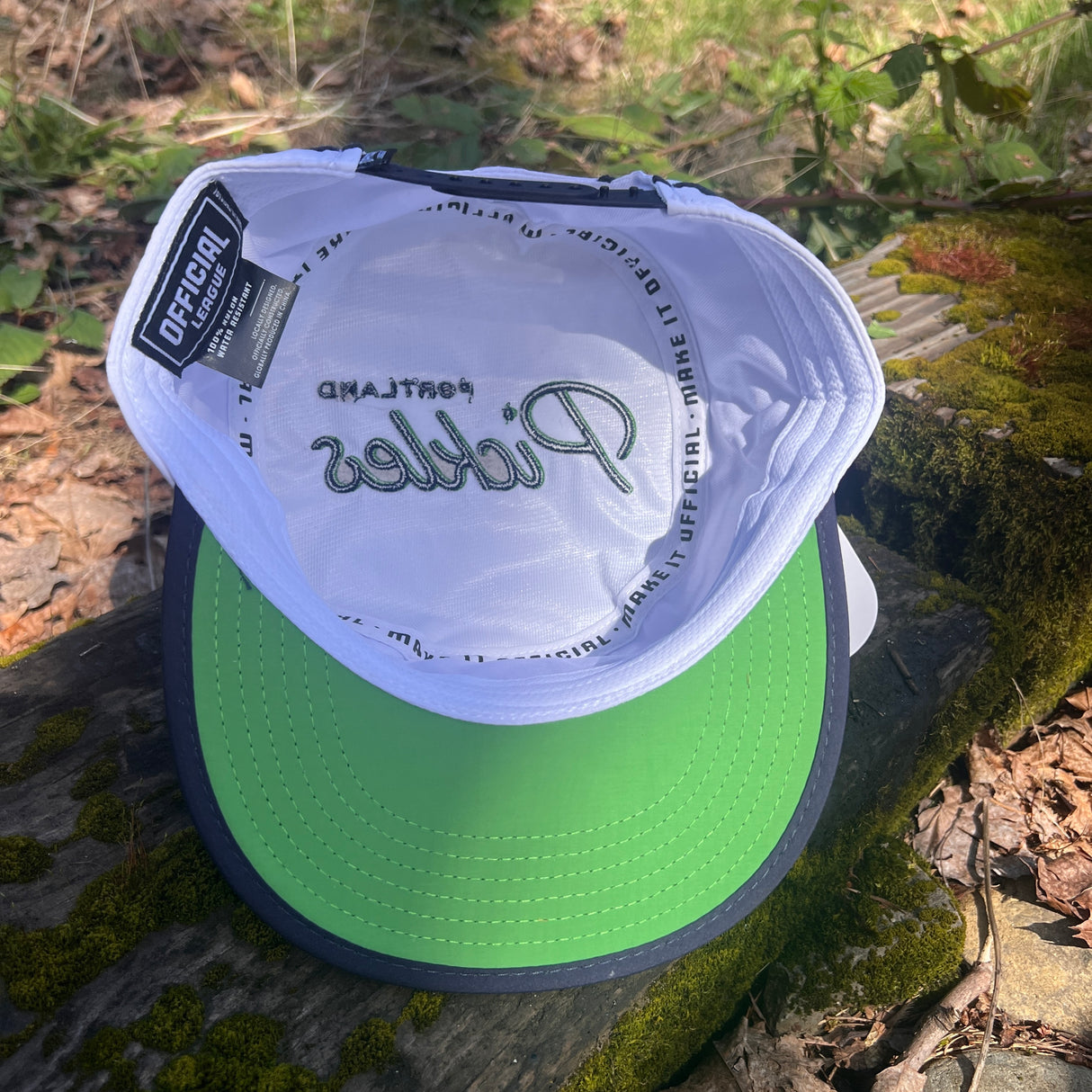 Official League x Portland Pickles World Famous Nylon Painters Snapback Hat