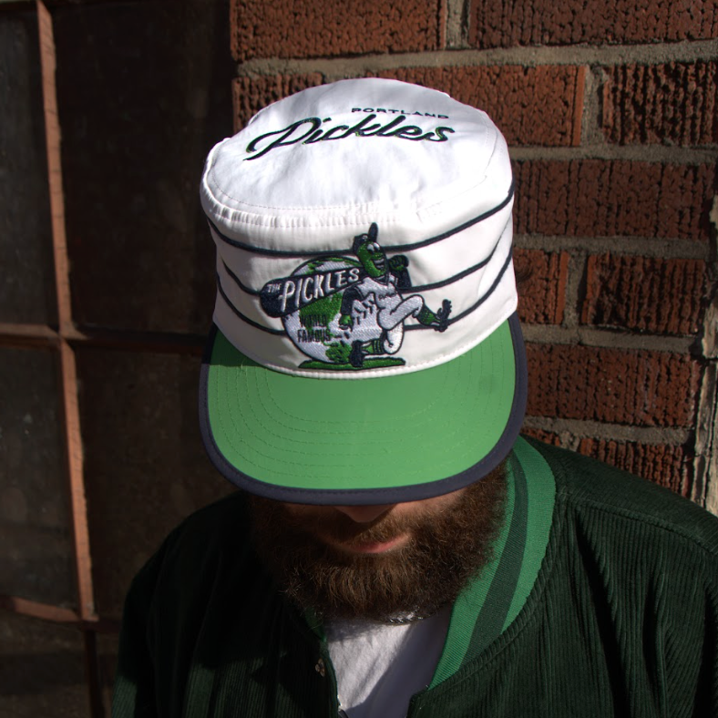 Official League x Portland Pickles World Famous Nylon Painters Snapback Hat