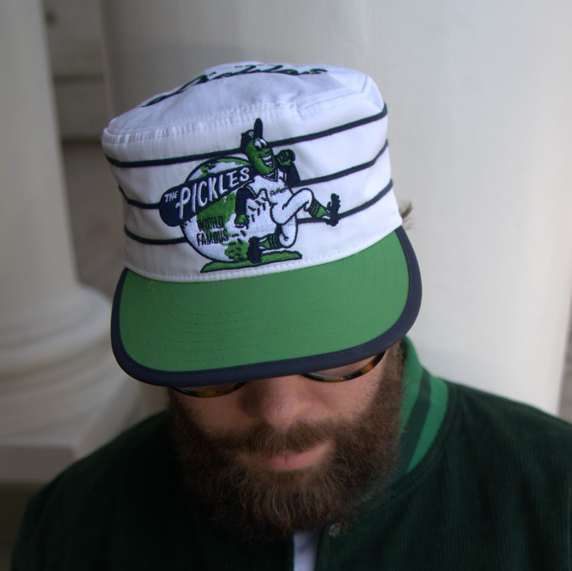 Official League x Portland Pickles World Famous Nylon Painters Snapback Hat