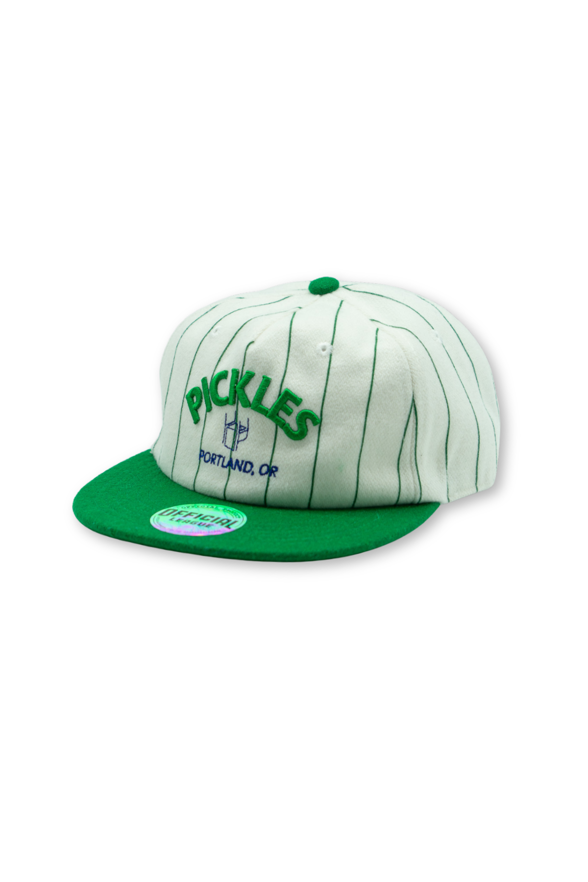Official League x Portland Pickles Pinstripe Wool Hat
