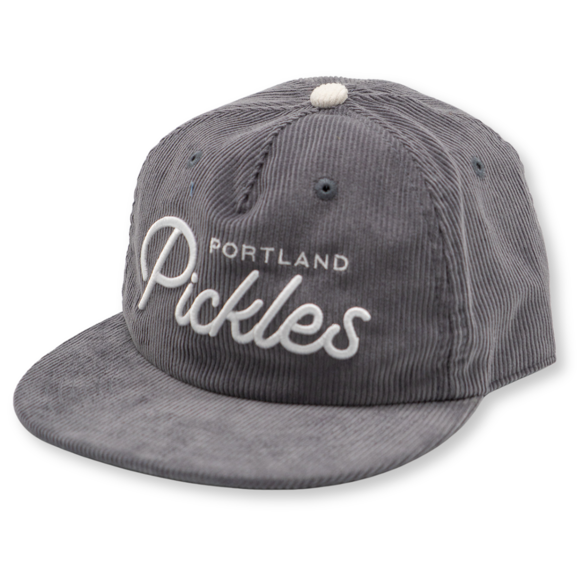 Official League x Pickles Script Corduroy Hat Grey – Portland