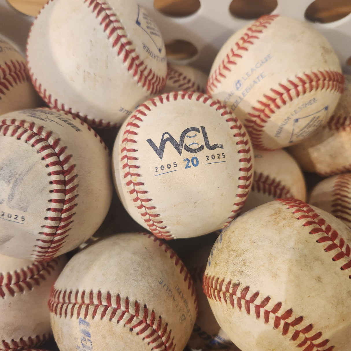 Game used baseball