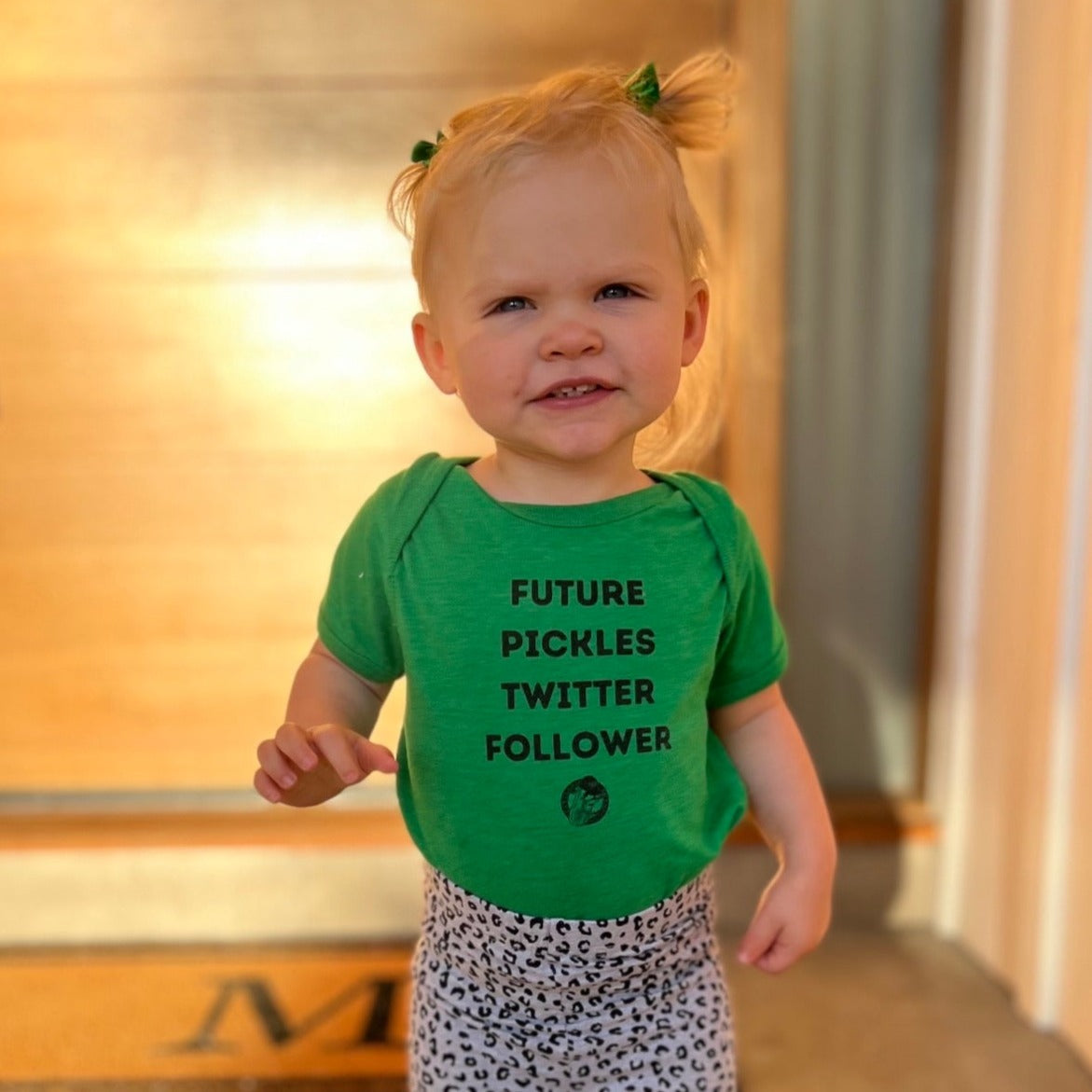 Future Twitter Follower Onesie - Portland Pickles Baseball