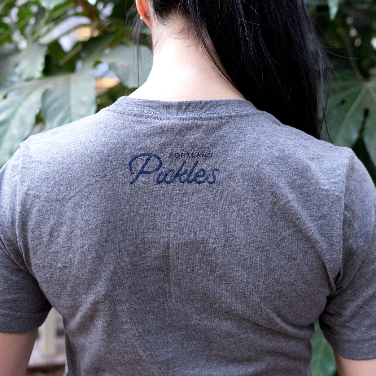 Major League Pickles Deep Heather Grey T-Shirt - Portland Pickles Baseball