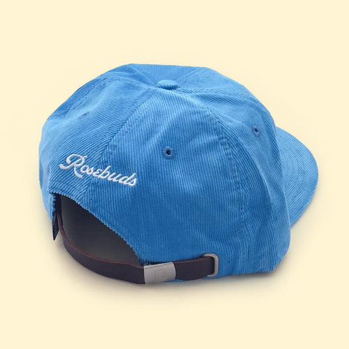 Portland Rosebuds Blue Arched Icon Corduroy Hat - Portland Pickles Baseball