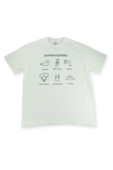 Pickles Icon Drawings Tee - White