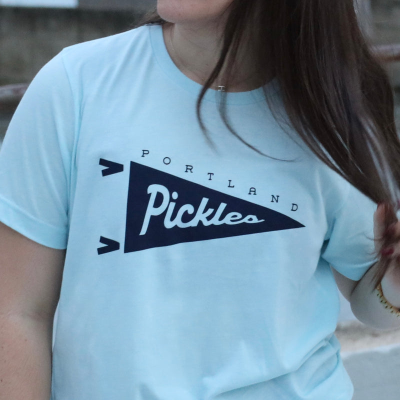 Portland Pickles Pennant T-Shirt - Portland Pickles Baseball