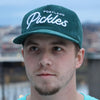 Official League x Pickles Script Corduroy Hat Forest Green - Portland Pickles Baseball