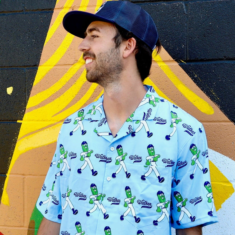 Walker Stadium Dillon Short Sleeve Button-Up - Portland Pickles Baseball
