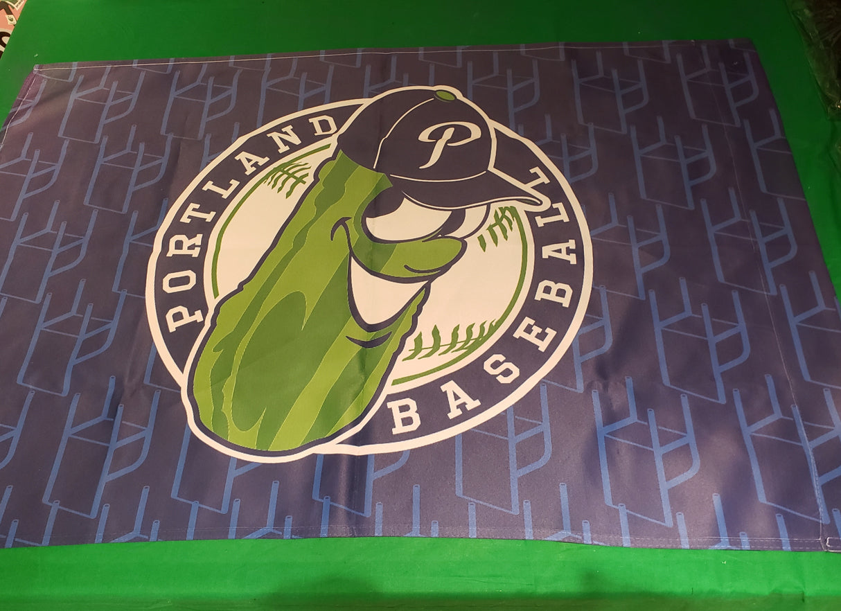 Pickles Raise the Chairs Flag - Portland Pickles Baseball