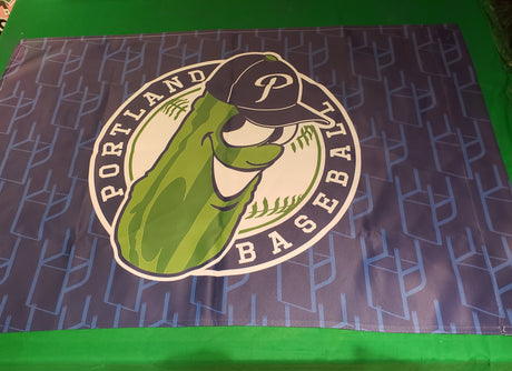 Pickles Raise the Chairs Flag - Portland Pickles Baseball