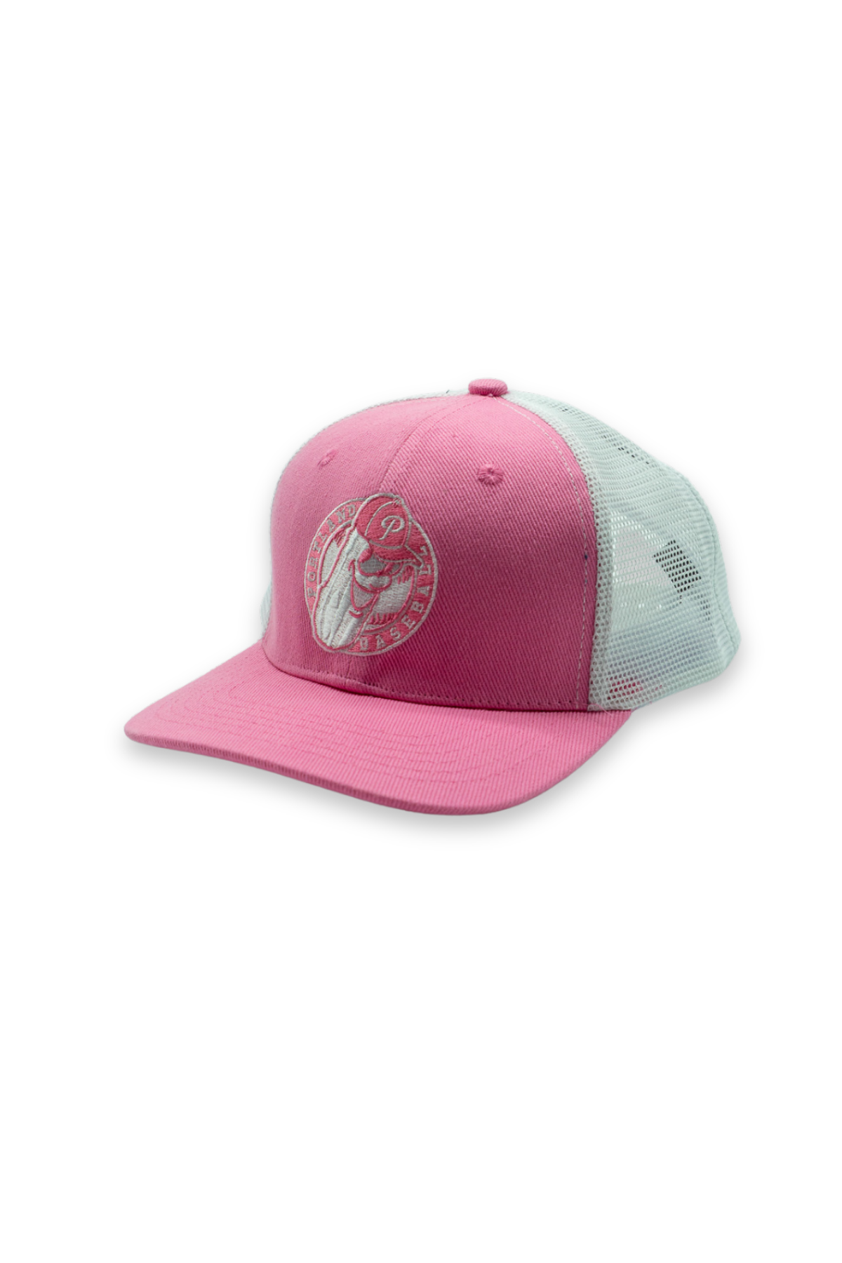 Official League x Portland Pickles Badge Pink Trucker Hat