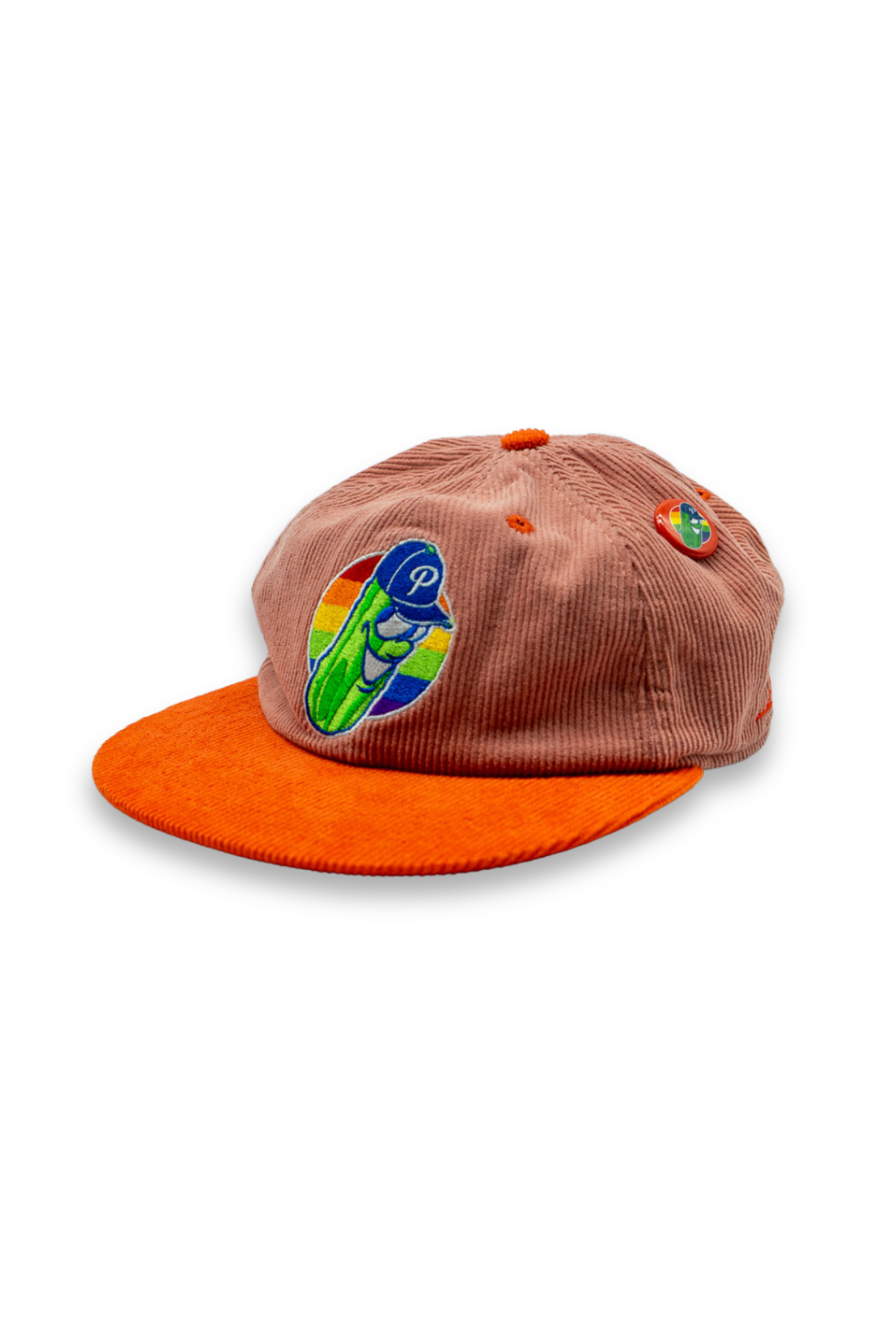 Official League Pickles Coral Pride Corduroy Hat