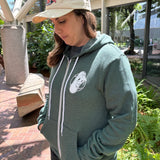 Official League x Portland Pickles Heather Forest Green WCL Full Zip Hoodie