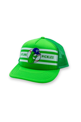 Official League x Portland Pickles Dillon Badge Green Foam Trucker Hat