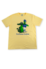 Portland Pickles Rally Gator Tee - Buttery Yellow