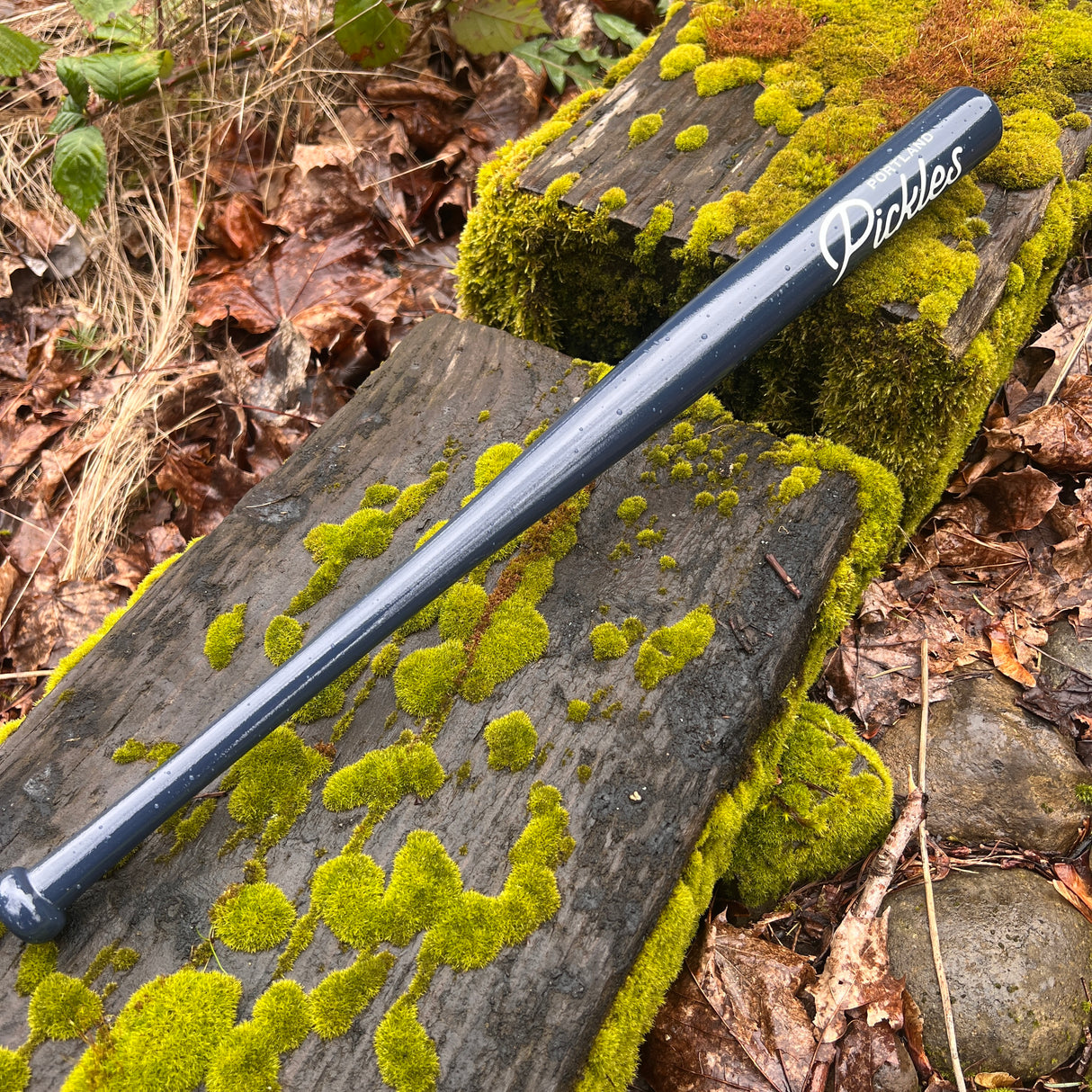 Portland Pickles Blue Mini Bat