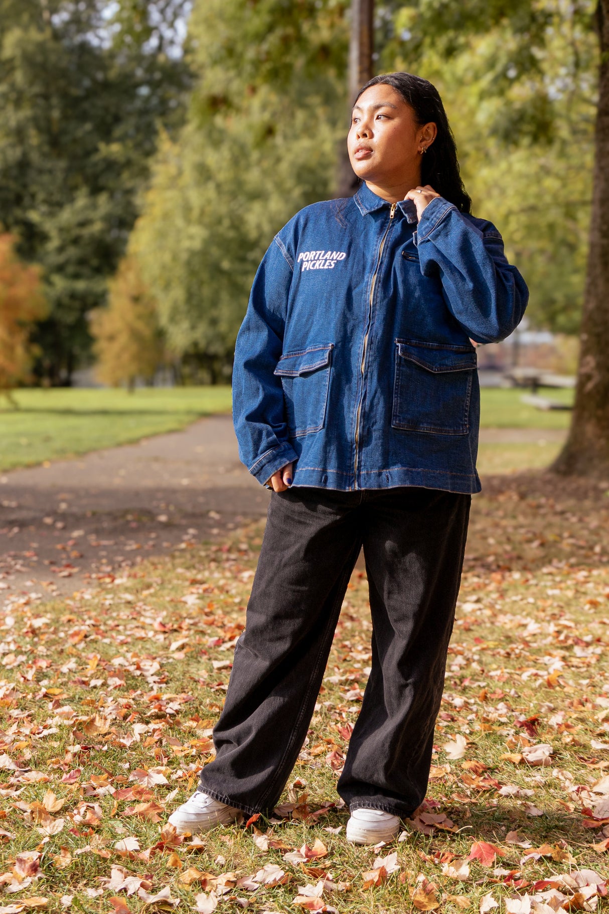 Official League x Portland Pickles Denim Jacket