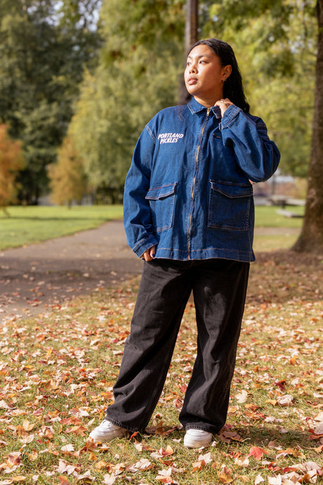 Official League x Portland Pickles Denim Jacket