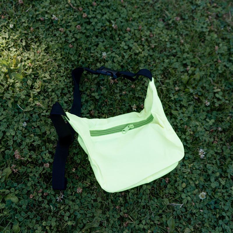Portland Pickles Neon Green Fanny Pack w/ 3 zippers