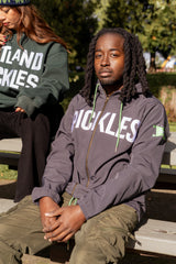 Official League x Portland Pickles On-Field Charcoal Coach's Rain Jacket