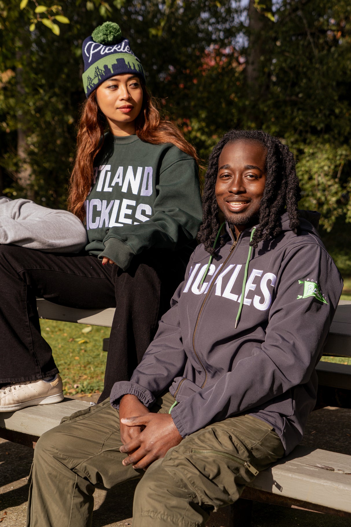 Official League x Portland Pickles On-Field Charcoal Coach's Rain Jacket