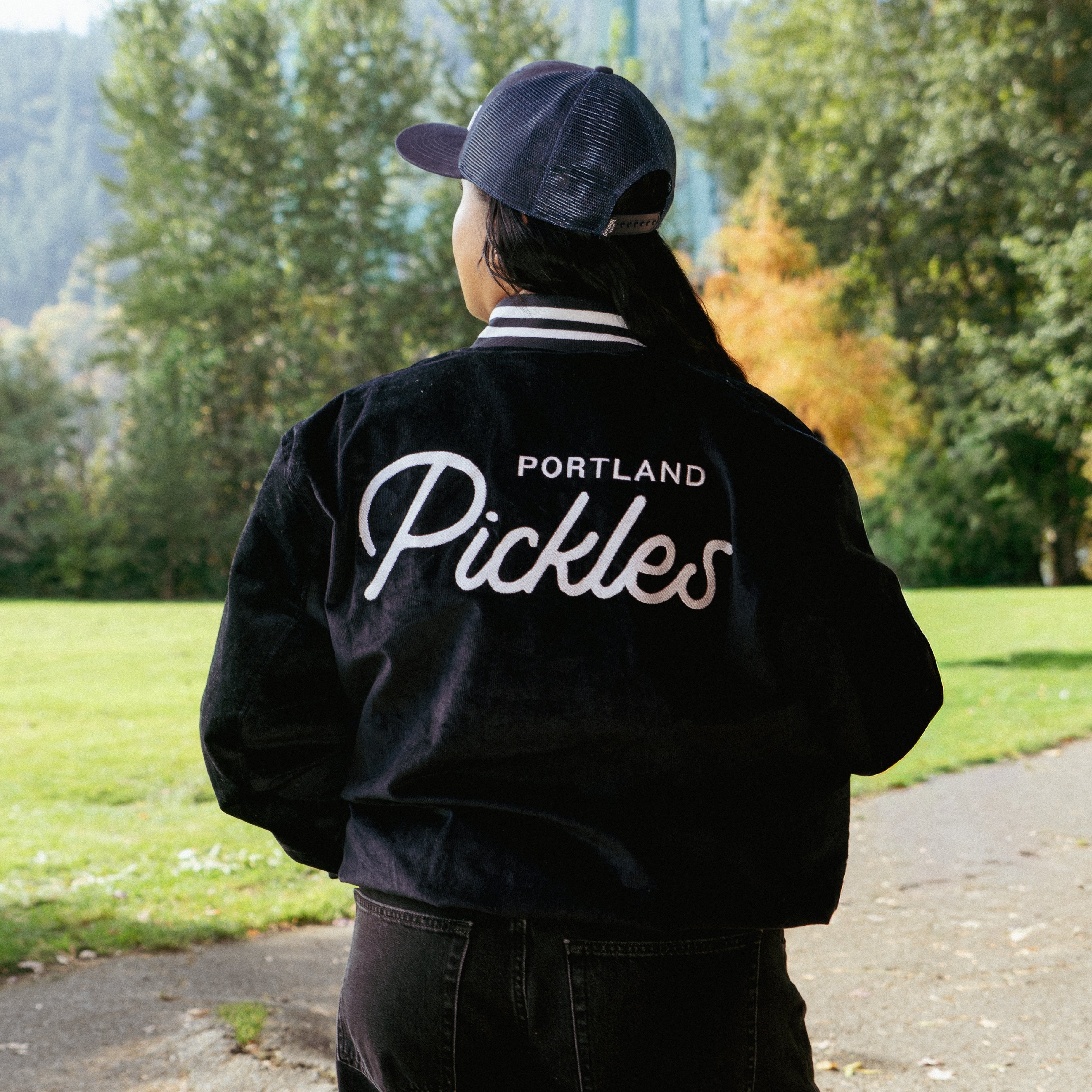 Official League x Portland Pickles LIMITED-EDITION Navy Script