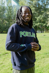Official League x Portland Pickles Embroidered Block Pickle Crewneck