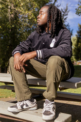 Official League x Portland Pickles LIMITED-EDITION Navy Script Corduroy Jacket