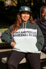 Official League x Portland Pickles Triple Play Color Block Hoodie