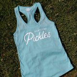 Official League x Portland Pickles Script Light Blue Cancun tank