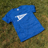 Official League x Portland Pickles Pennant Royal Blue Transfer T-shirt
