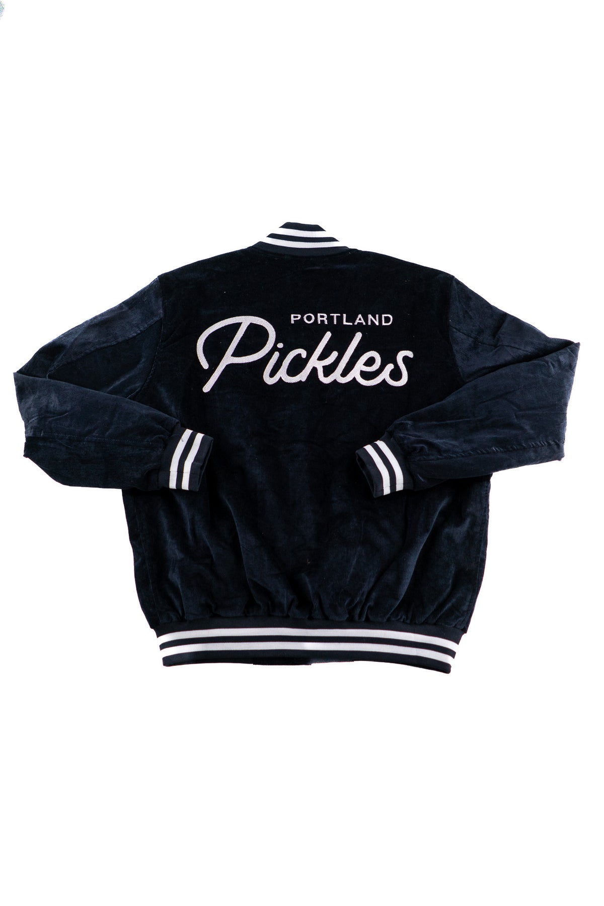 Official League x Portland Pickles Navy Script Corduroy Jacket