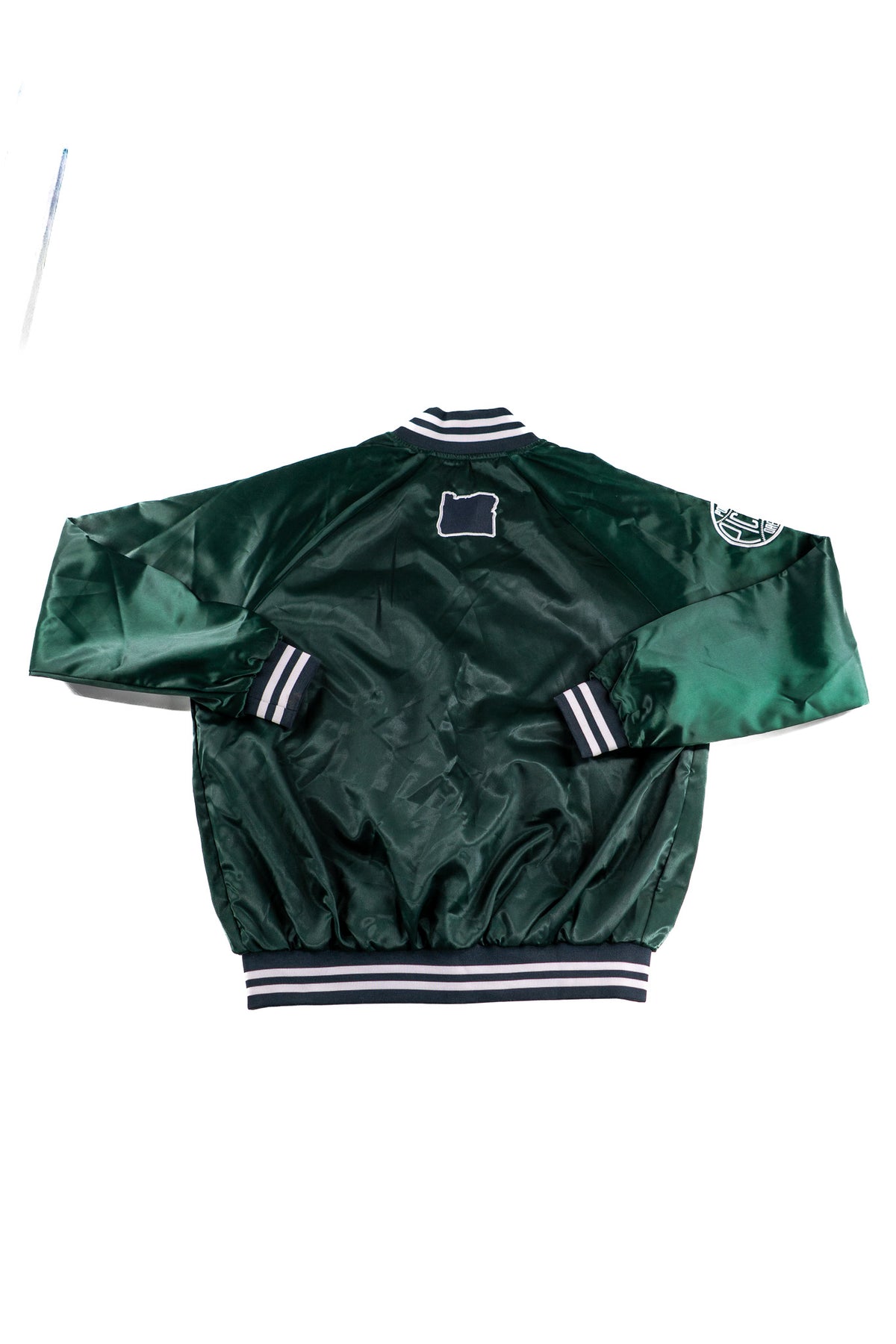 Official League x Portland Pickles Forest Green Satin Jacket