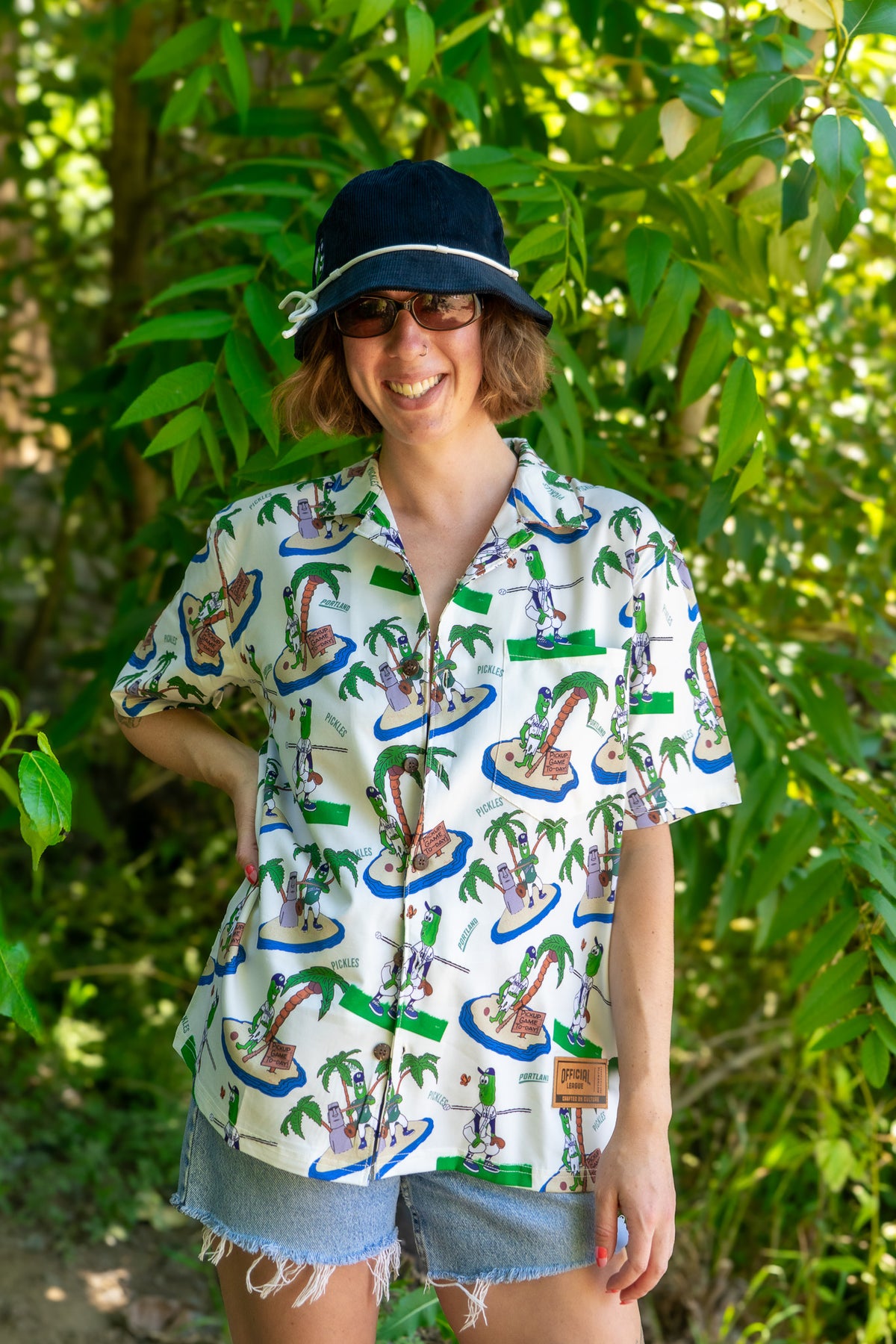 Cord Bucket Hat - Navy