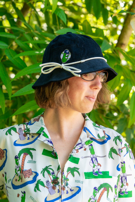 Cord Bucket Hat - Navy